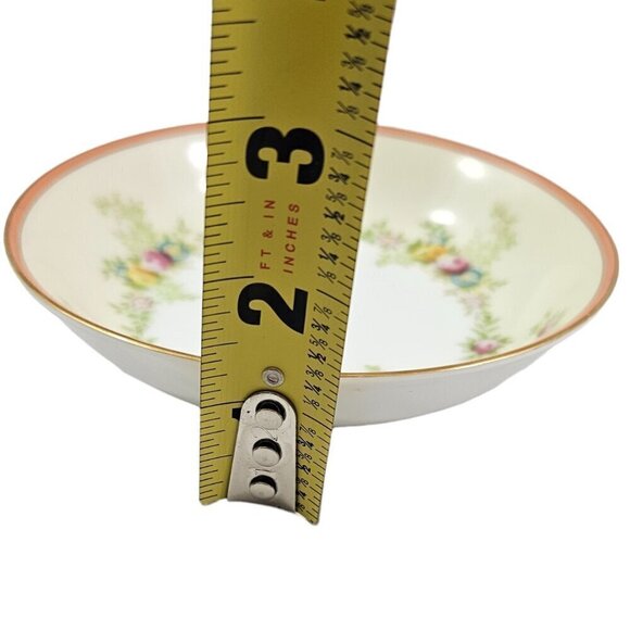 Meito Japan Fine China Hand Painted Floral Accent Fruit Dessert Bowls – Set of 4 - Picture 7 of 16